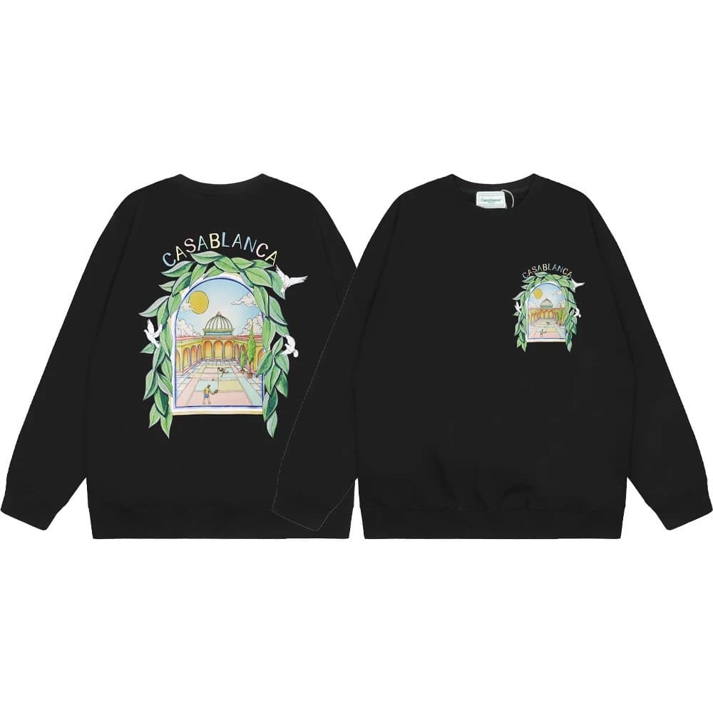 Chrome Hearts Crewneck Sweatshirt Matchbox Logo Print — 103黑色