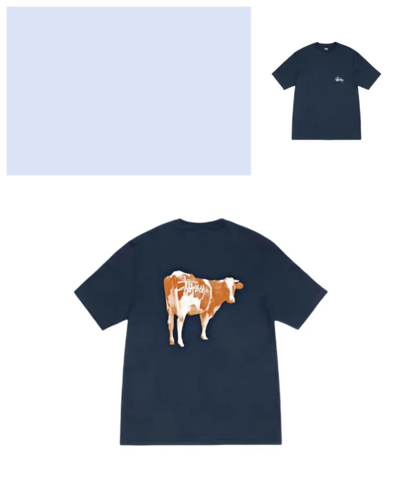 Stüssy Graphic T-Shirt Cow Print