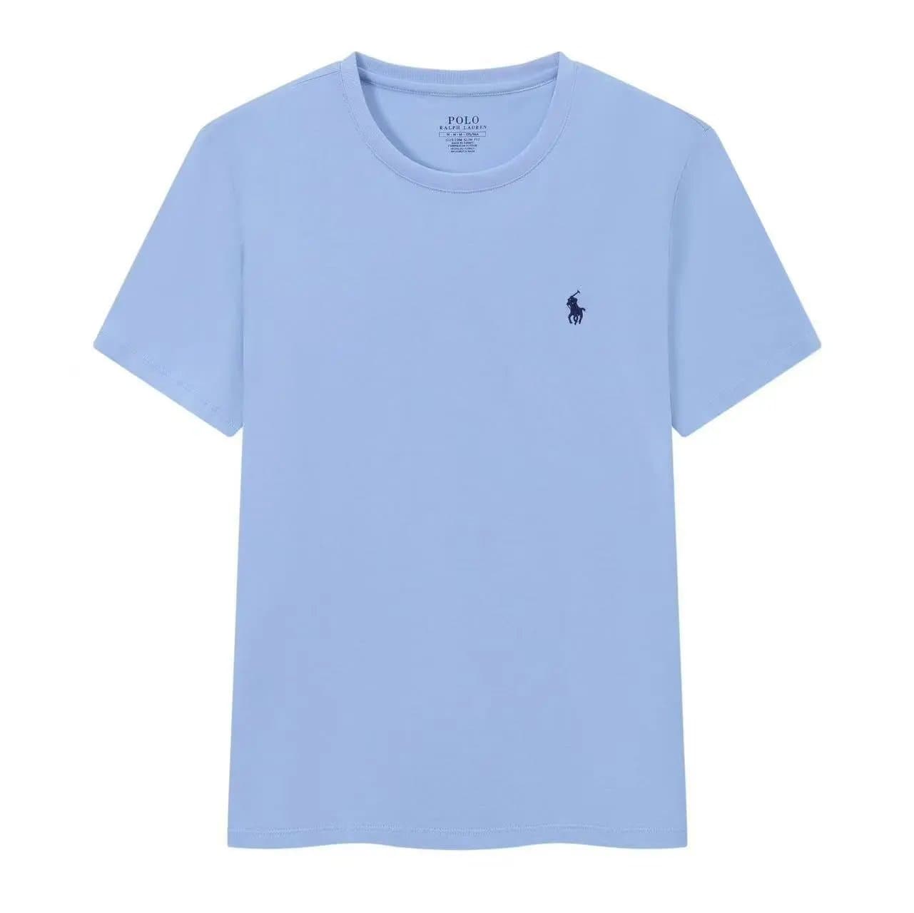 Polo Ralph Lauren Polo Tee Heather Grey — 天蓝色青标