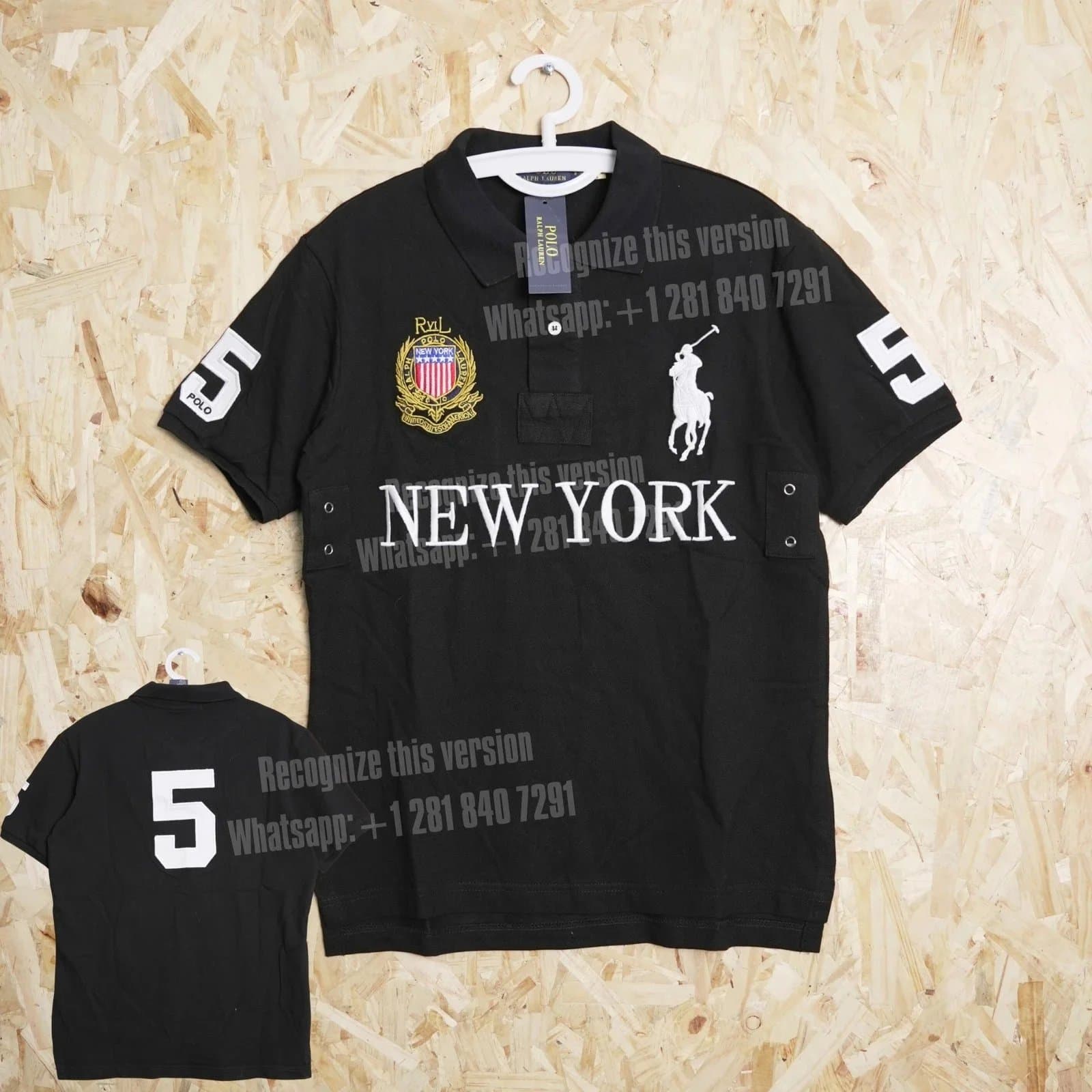 Polo Ralph Lauren Polo Shirt Berlin Edition — NEW YORK(black)