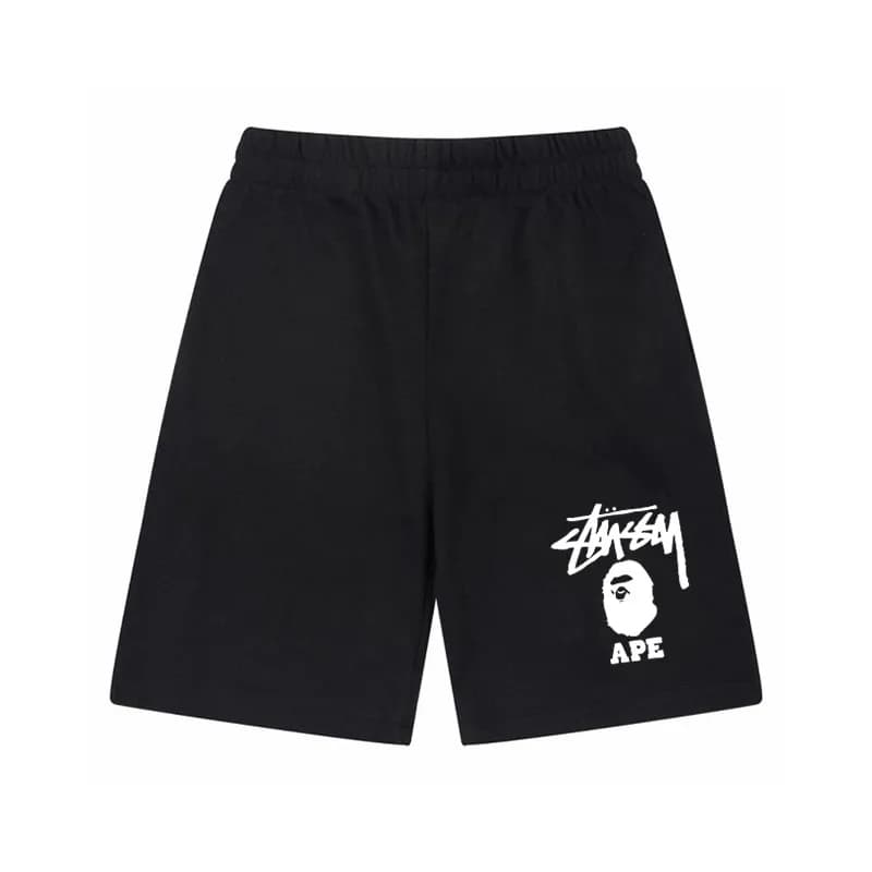 Stüssy Dice Logo Shorts Black — 1014#黑白色