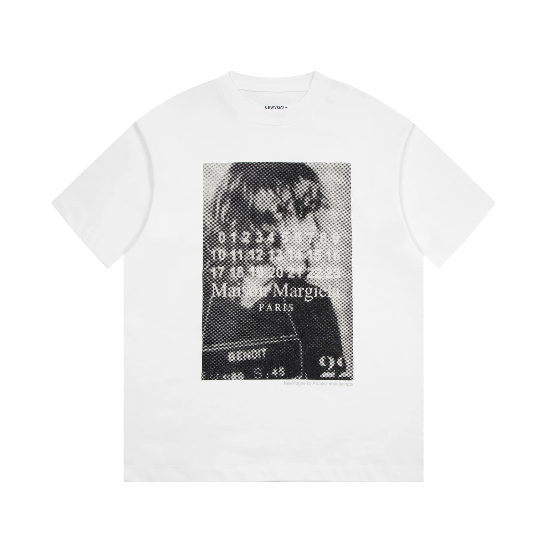 Maison Margiela Graphic T-Shirt Archive Manuscripts Print