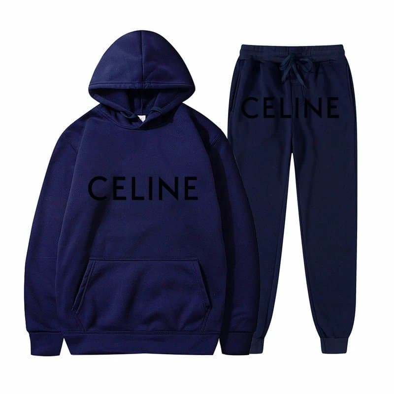 Celine Logo Joggers White Logo — 28