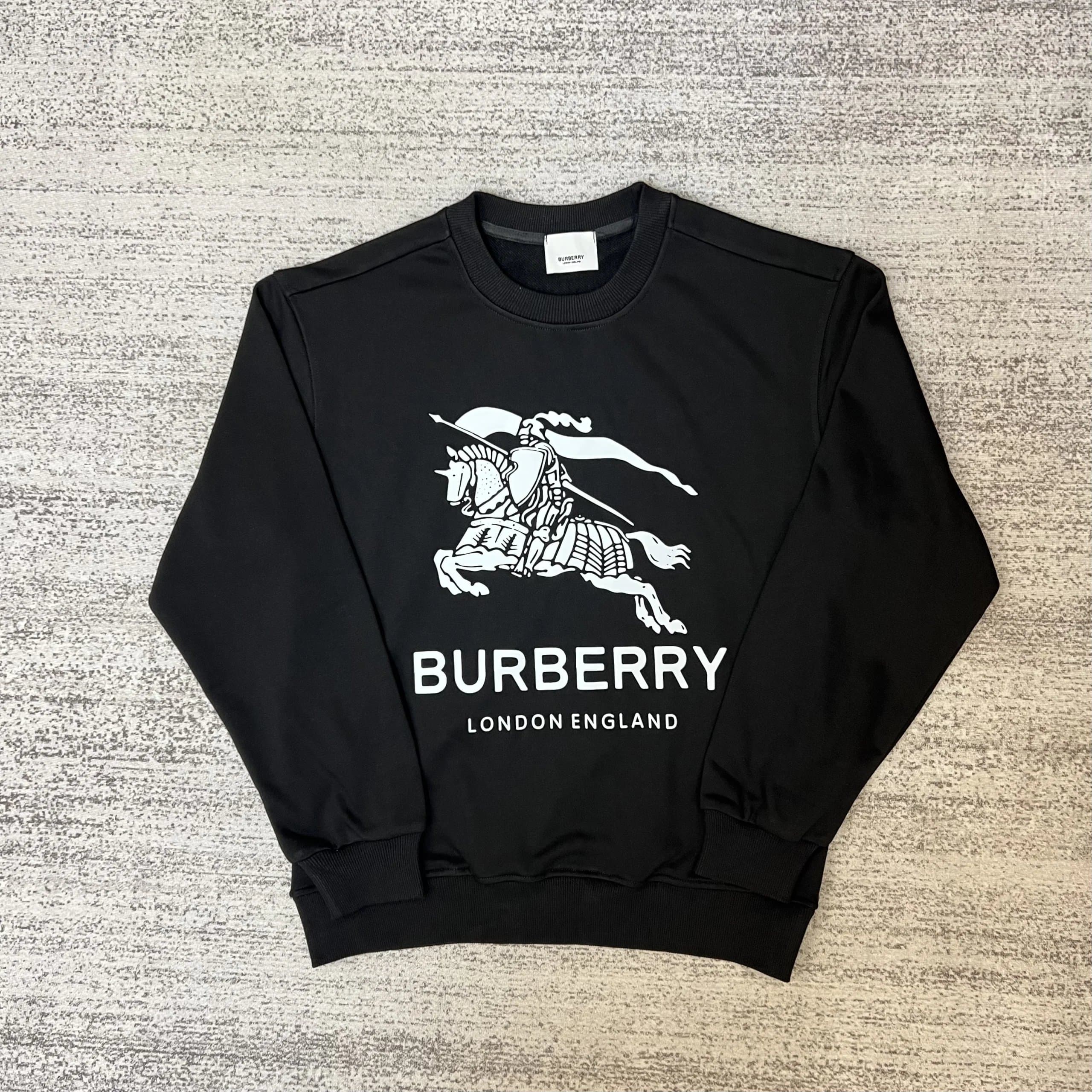 Burberry Cotton Sweatshirt Monogram Logo — 18