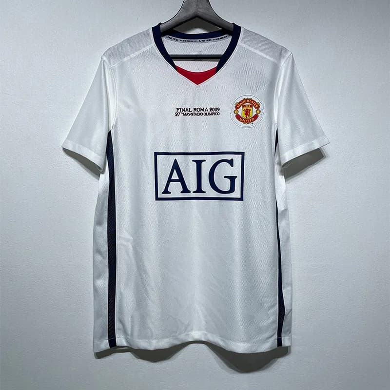 Adidas FC Barcelona Training Jersey Qatar Airways Sponsor — 08-09曼联白色【欧冠版】