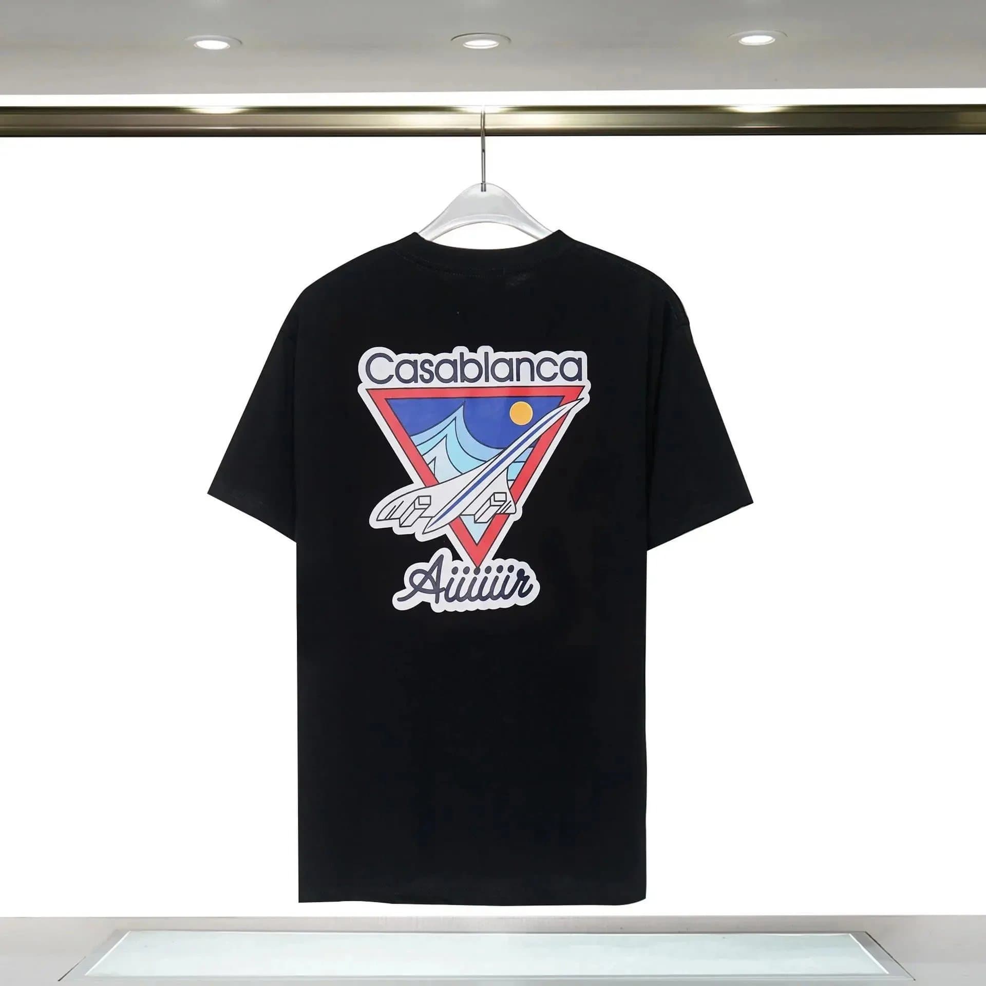 Casablanca Stork Joy Tee Multi-Stork Print — 28