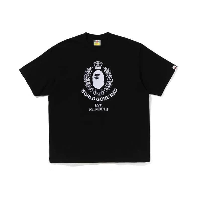 BAPE Short-Sleeve Tee Ape Head Logo — 747黑色