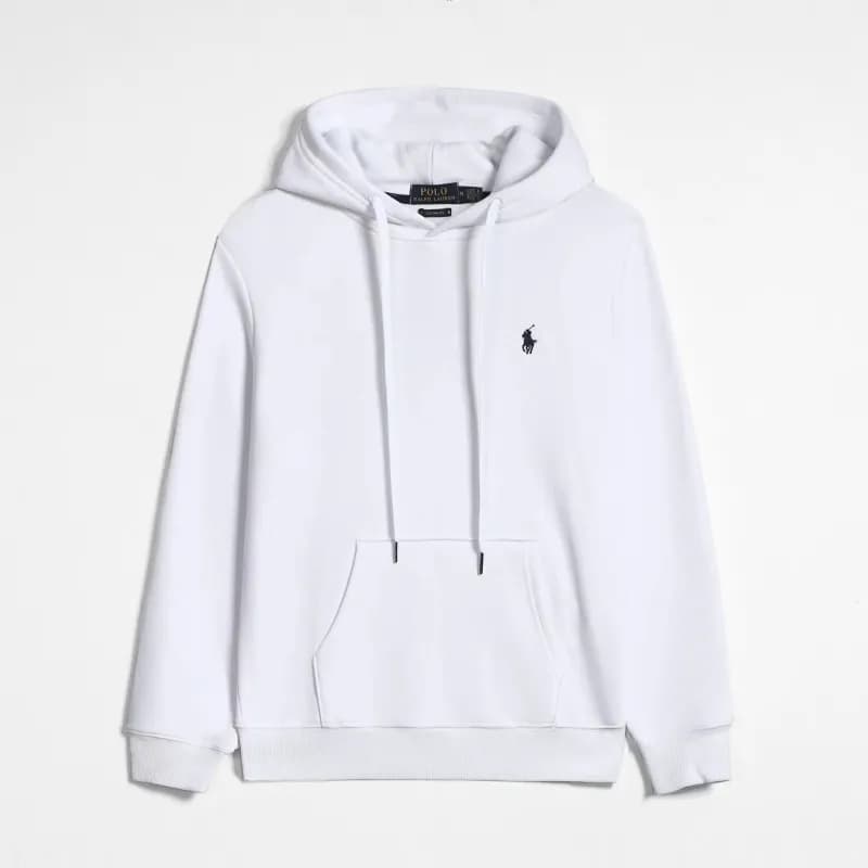 Polo Ralph Lauren Cable Knit Quarter-Zip Sweater Classic Fit — 套头白色黑标