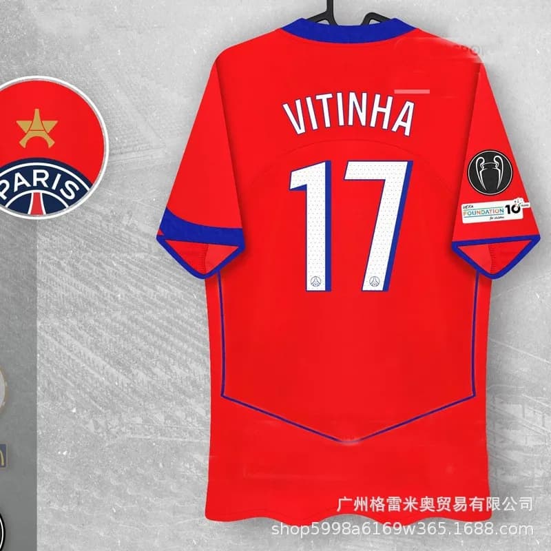 Nike Football Jersey Kang In No. 19 — 25-26巴黎二客17号球星加欧冠