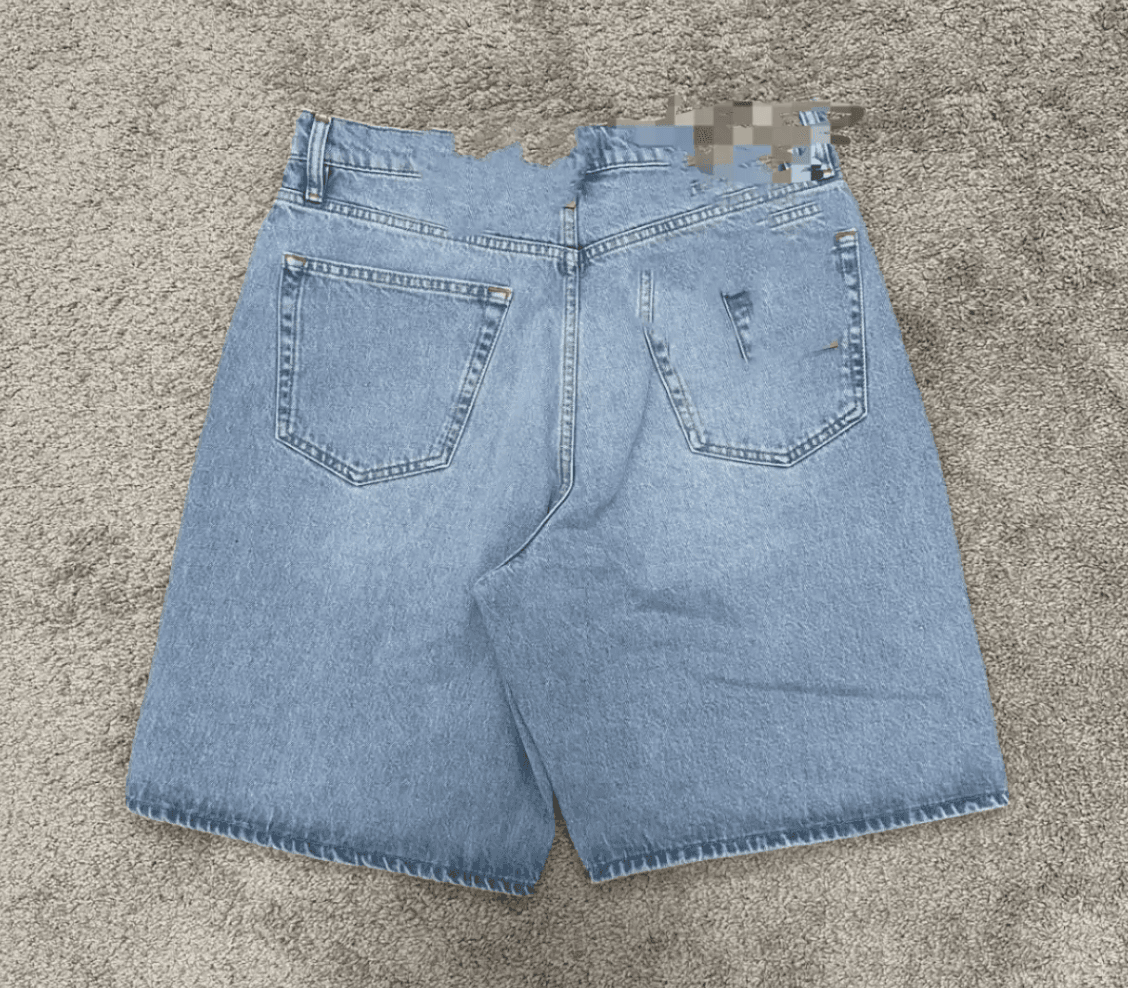 Levi's 501 Shorts Washed Denim — Wash Blue