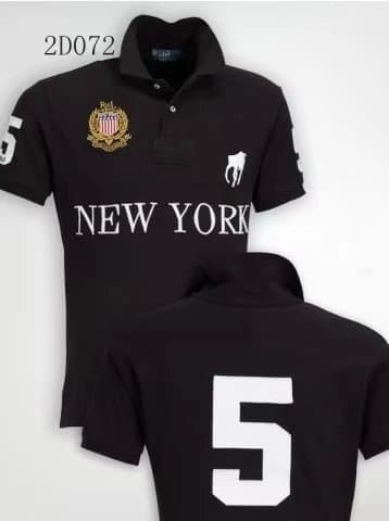 Polo Ralph Lauren Polo Shirt Chicago Number 3 — 纽约黑色