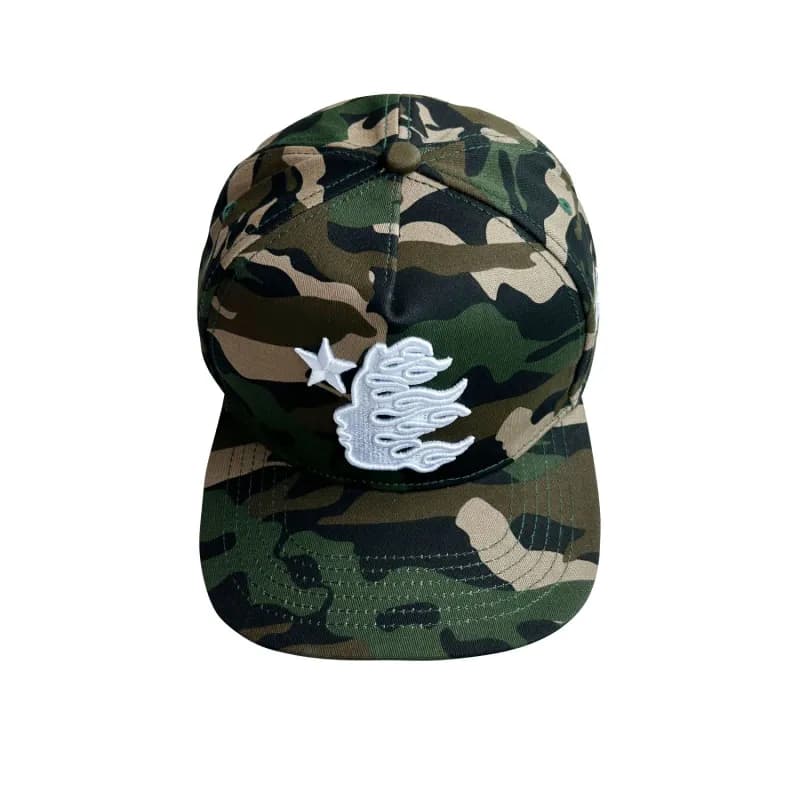 Palace Snapback Cap Flame Star — 迷彩 【全布面】