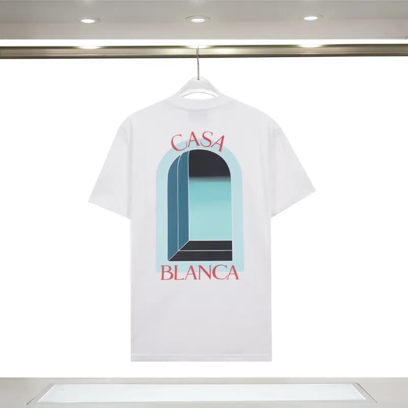 Ringer T-Shirt Celine Paris Logo — 881 front and rear printed white