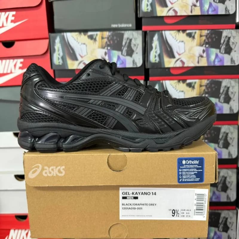Asics GEL-KAYANO 14 Black/Graphite Grey