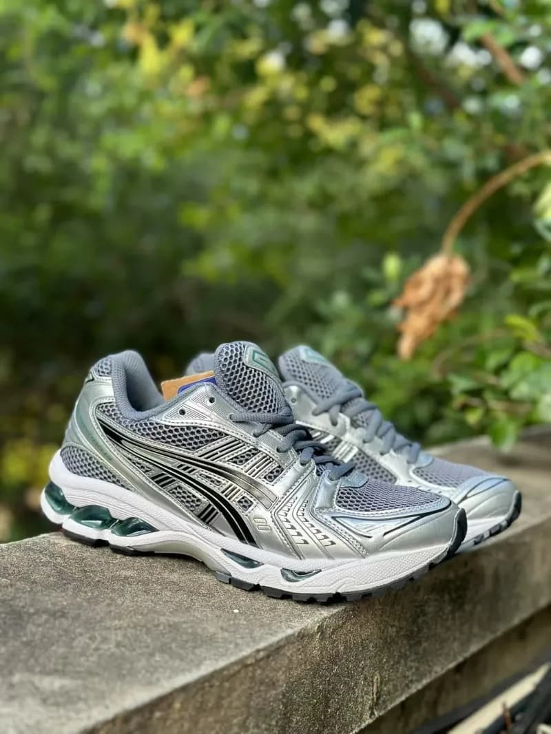 Asics Gel-Kayano 14 Silver Grey Green