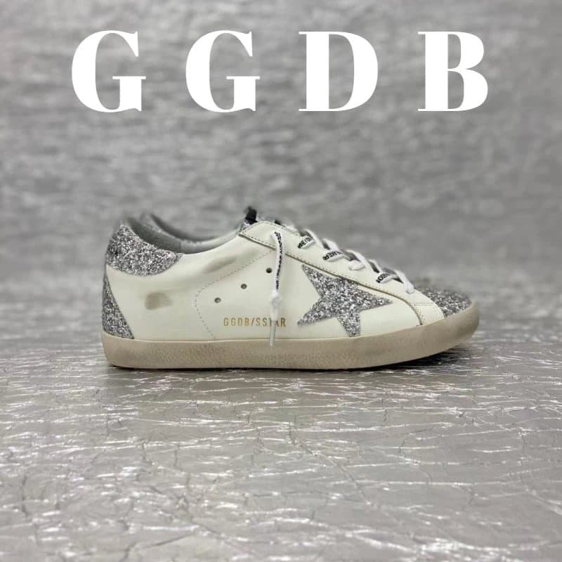 Golden Goose Super-Star Distressed Silver — #23