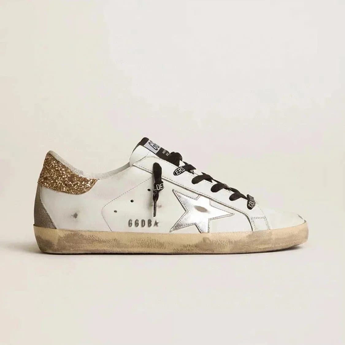 Golden Goose Superstar Glitter Heel — 7