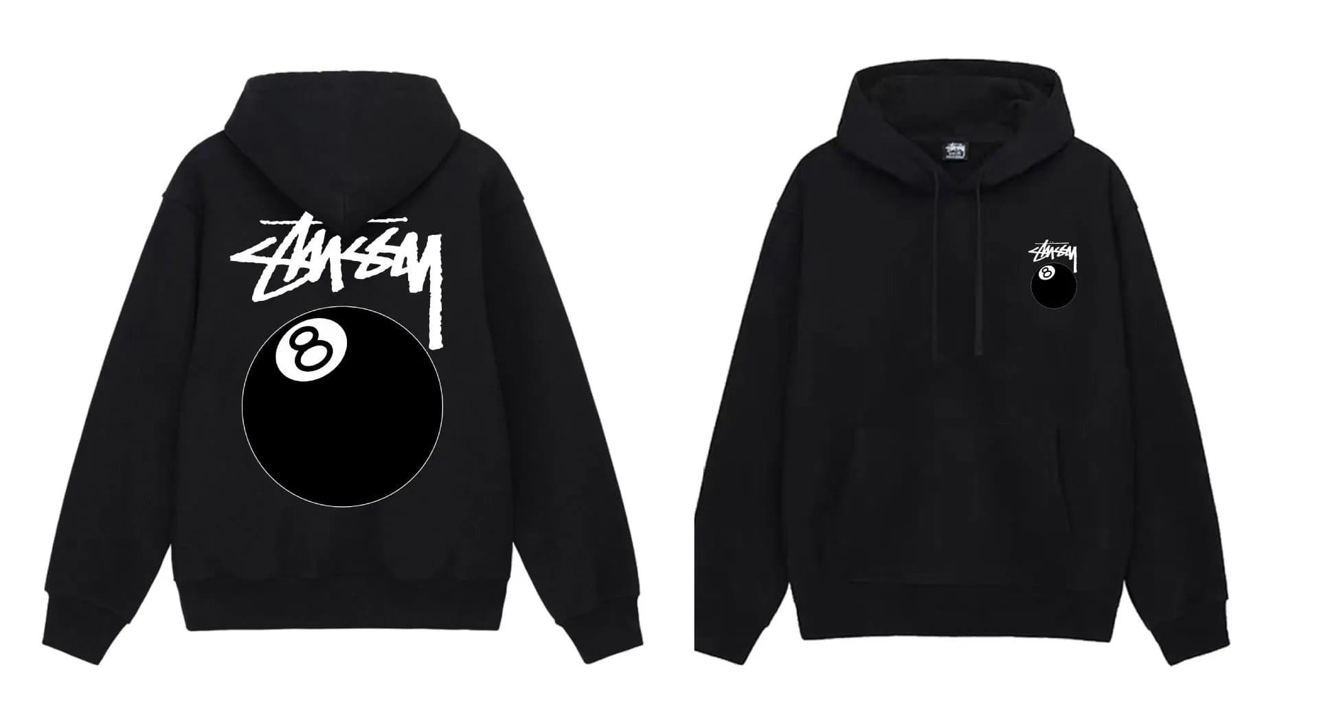 Stüssy Hooded Sweatshirt 8 Ball
