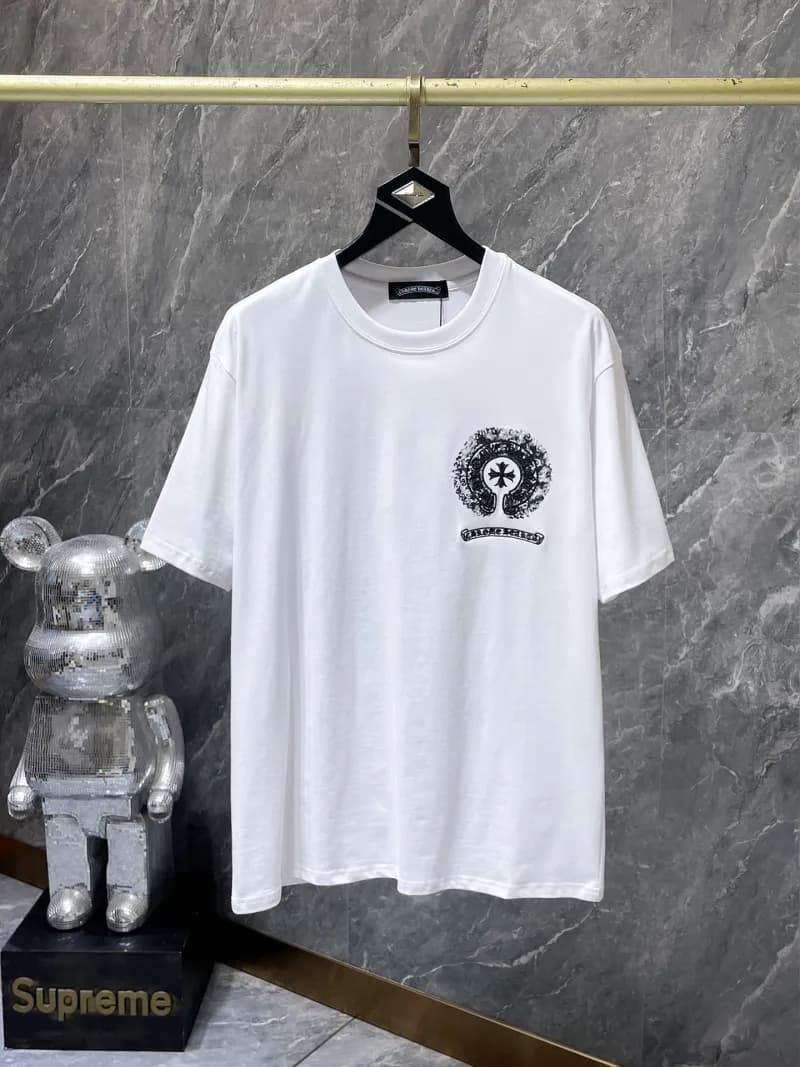 Chrome Hearts Star Tee Studded Star Print — White 8963