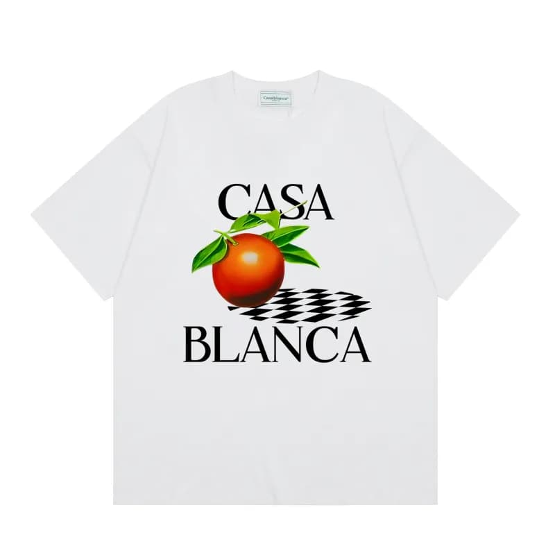 Casablanca Graphic T-Shirt Casa Blanca Orange Print