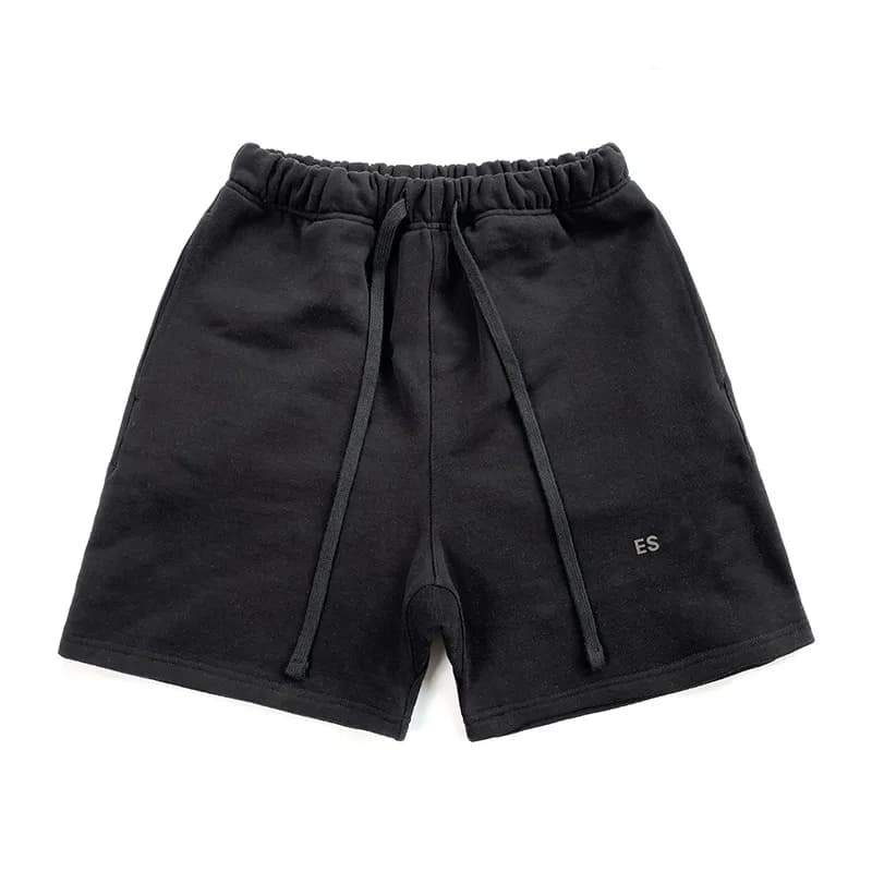 Fear of God Essentials Logo Shorts Black