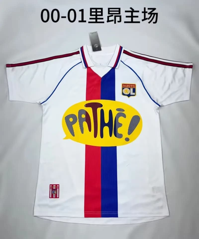 Olympique Lyonnais Home Shirt 2000-01 Pathe! Edition