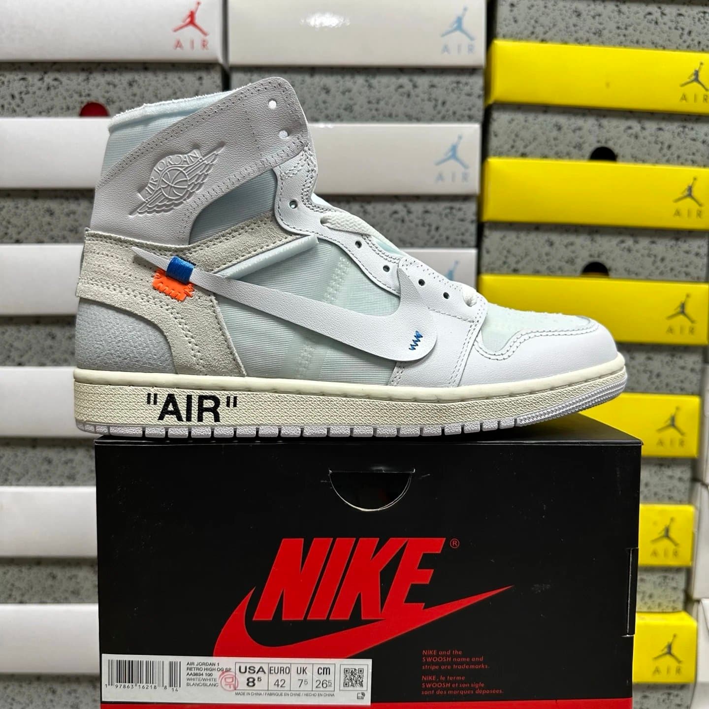 Air Jordan 1 High OG Bred Toe — AA3834-100
