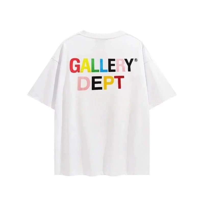 Graphic Tee Gallery Dept. Back Print — 白彩色