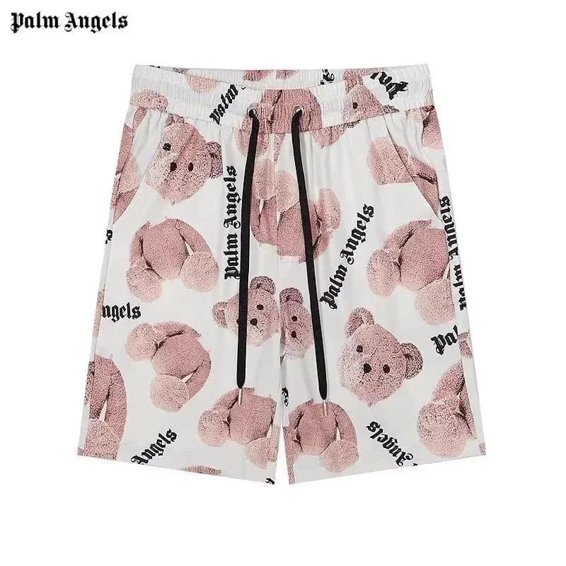 Palm Angels Logo Shorts Gothic Print — 30