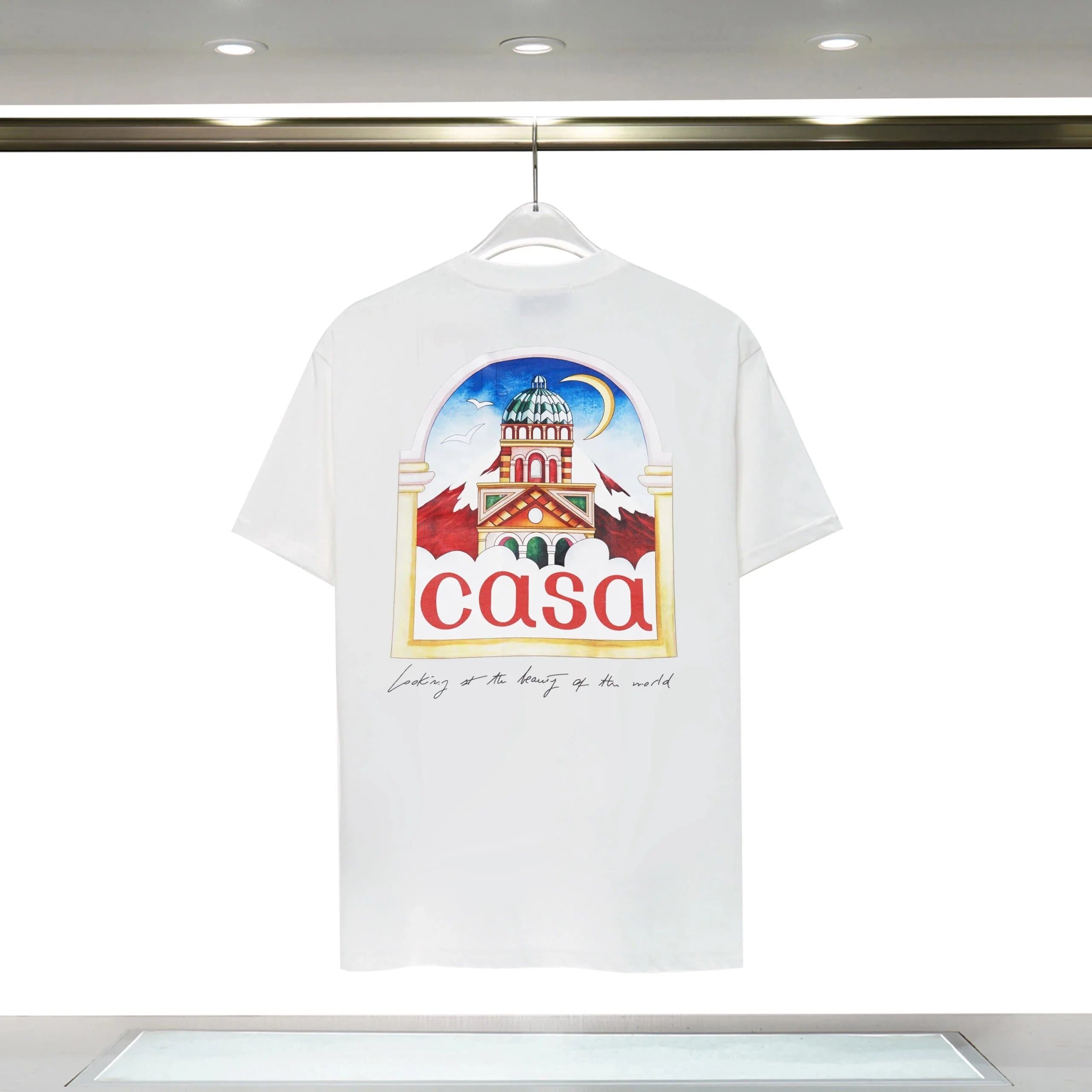 Casablanca Stork Joy Tee Multi-Stork Print — 010128029-2