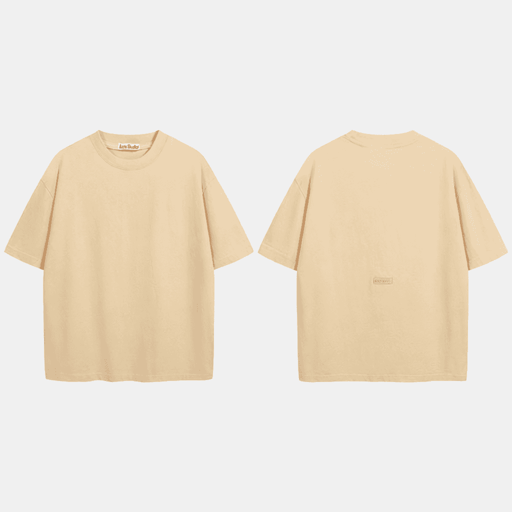 Acne Studios Logo T-Shirt Script Logo — 黄色(AC908040)