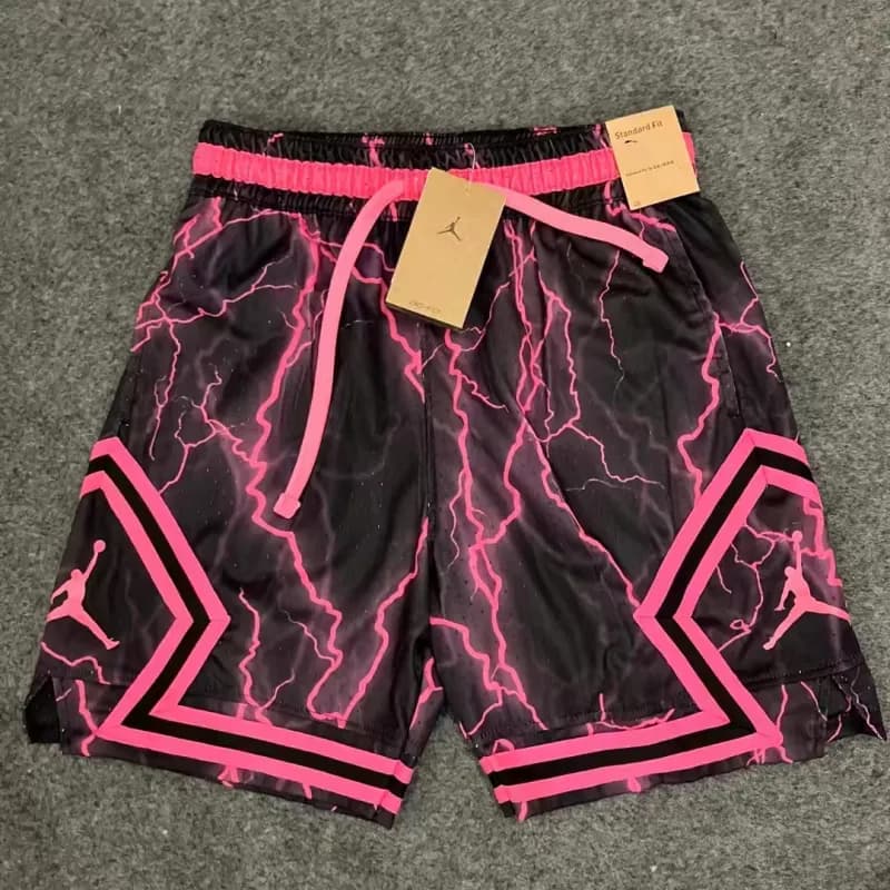 Jordan Jumpman Shorts Black/White — N032 Lightning Red