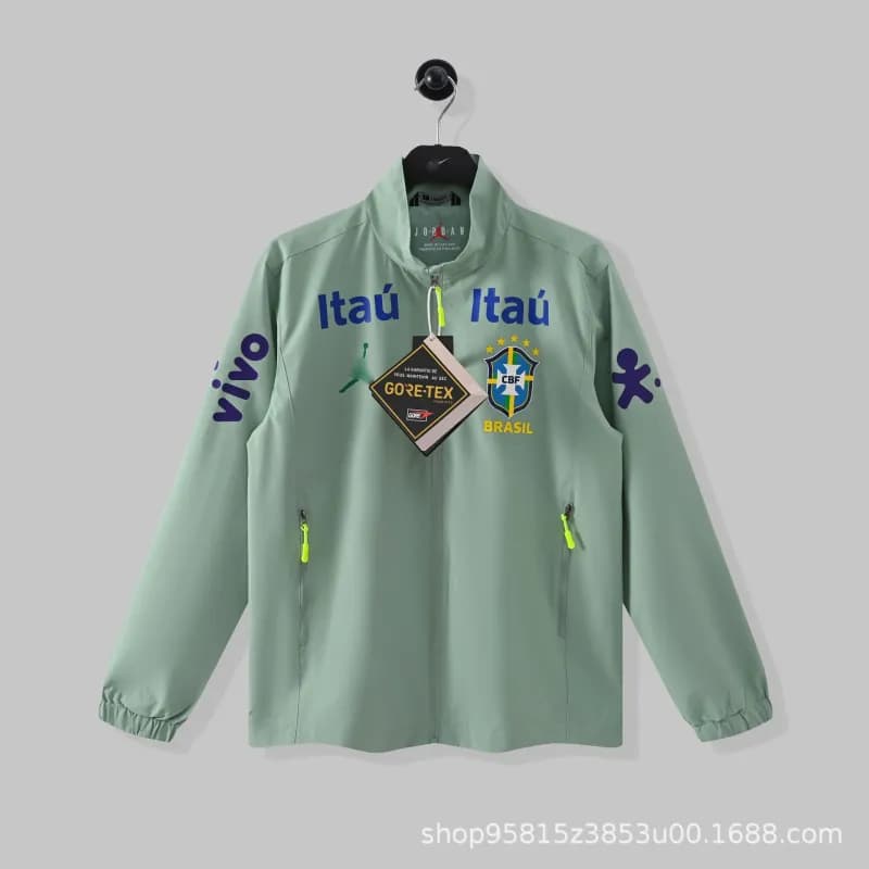 Jordan Windbreaker Jacket Brazil CBF x Itaú