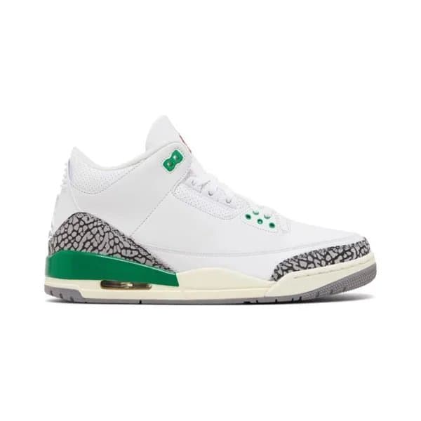 Air Jordan 3 Retro — 36-47.5 (Message Remarks Size) · LuckyGreen