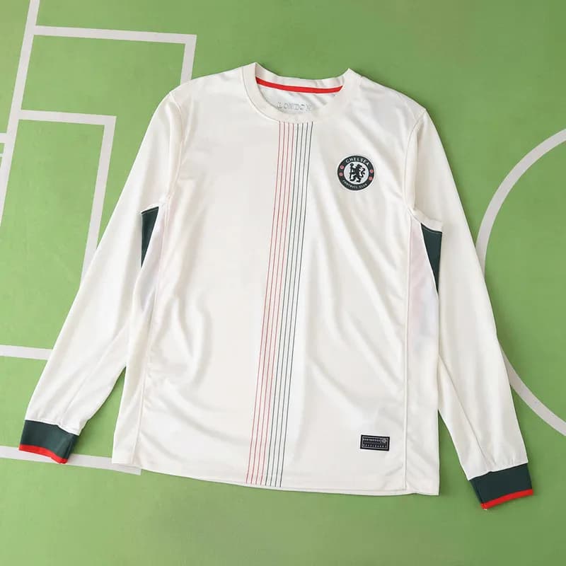 Long-Sleeve Football Jersey England Crest — 2526切尔西客场