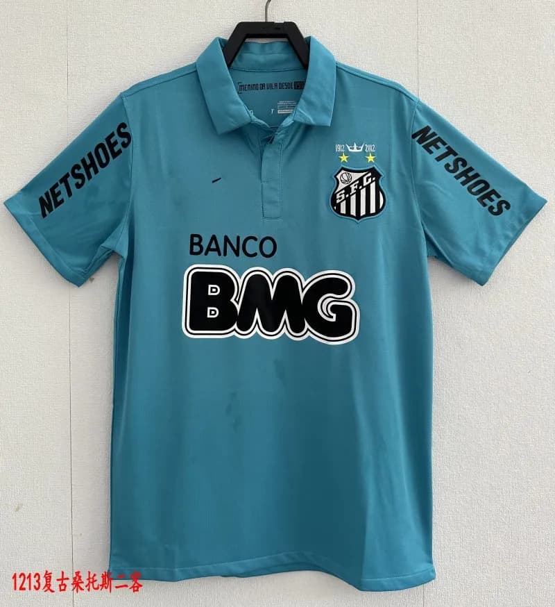 Santos FC Jersey Banco BMG Sponsor