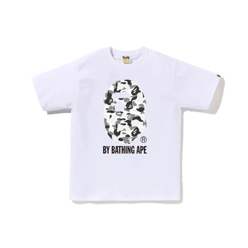 BAPE Cotton Tee Heather Grey — 730白灰