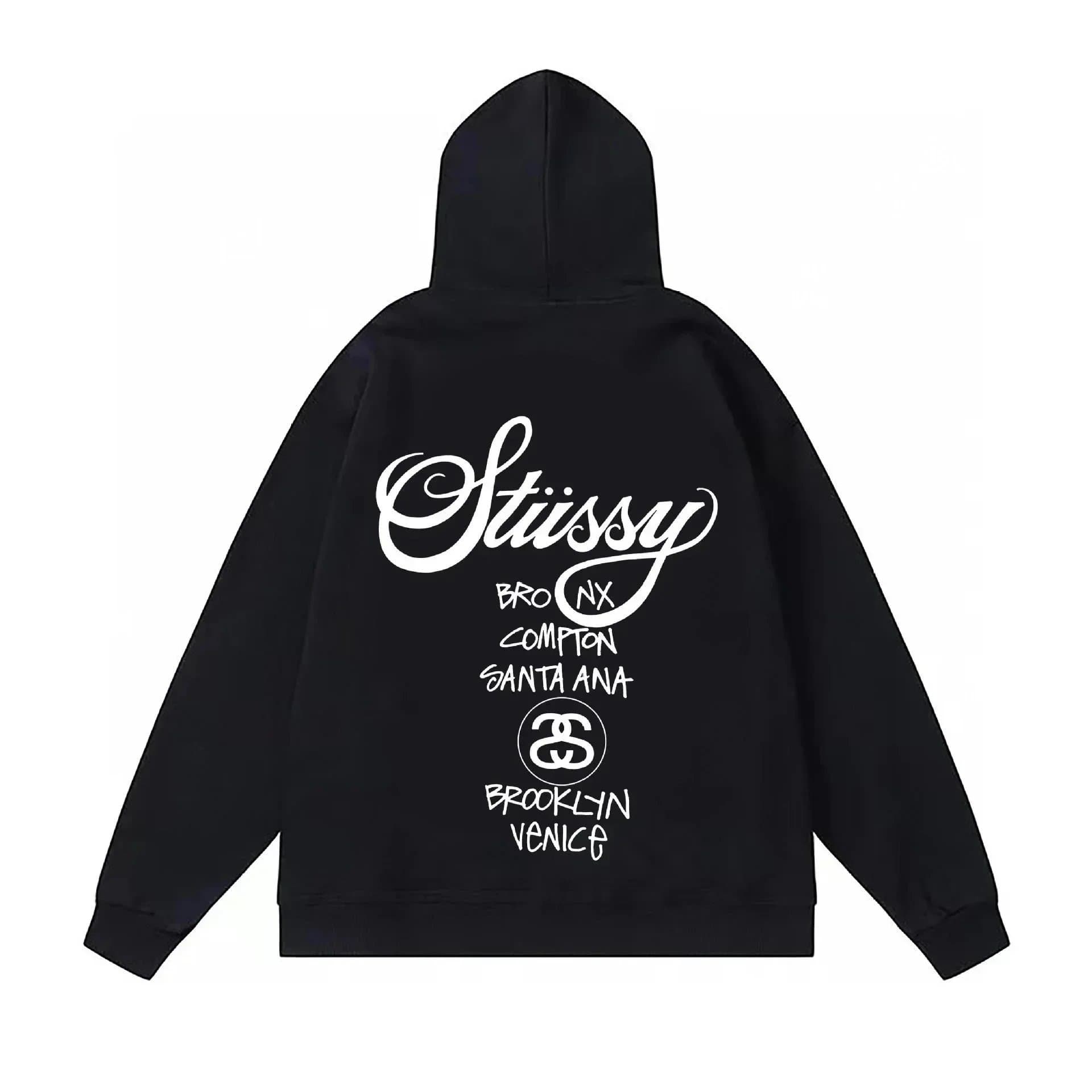 Stüssy Hooded Zip-Up Jacket Dice Print — ALBB-04