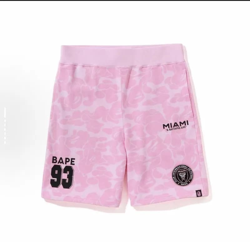 BAPE Short-Sleeve Tee Miami Camo — 迈阿密短裤粉色