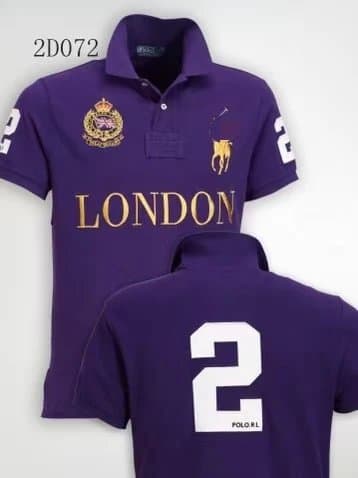 Polo Ralph Lauren Polo Shirt Chicago Number 3 — 伦敦紫色