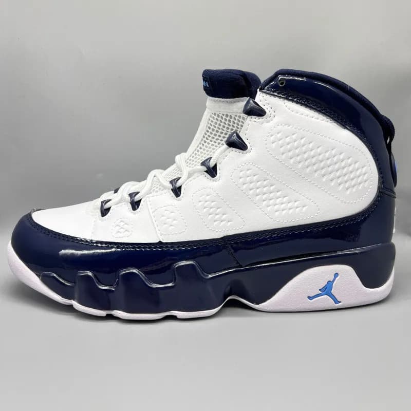 Air Jordan 9 White Grey Red — Aj9-white and blue