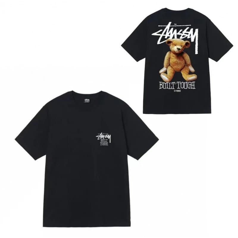 Stüssy Wizard Graphic Tee Black with Wizard Print — 875黑色