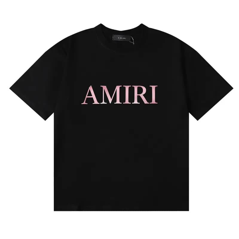 Logo T-Shirt 3D AMIRI Logo — 976 black