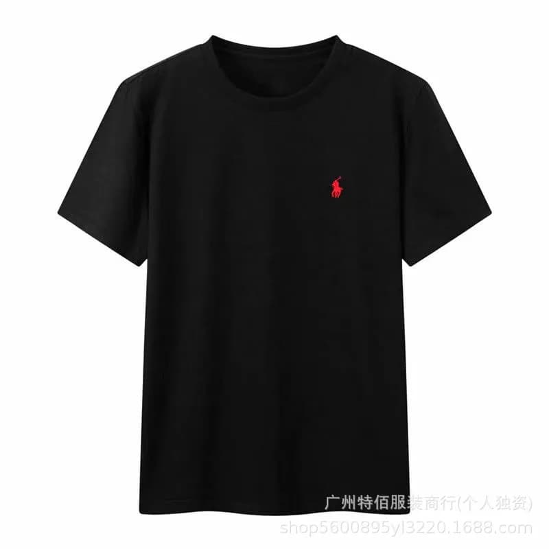 Polo Ralph Lauren T-Shirt Classic Fit — 黑色+红标