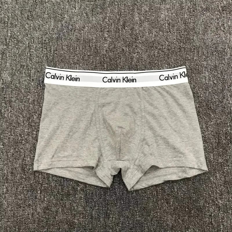 Calvin Klein Boxer Brief Logo Waistband — 灰色