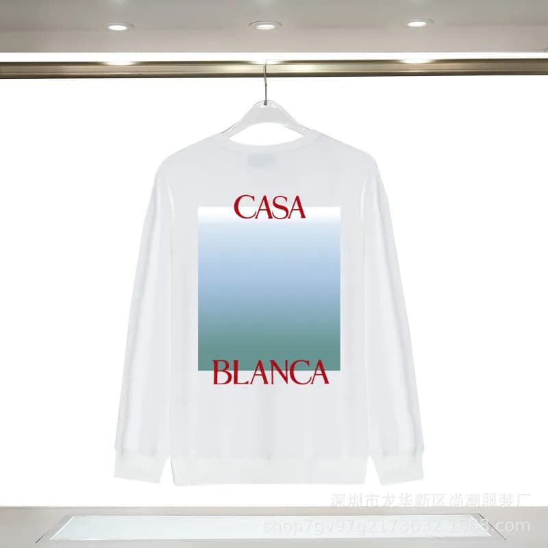Casablanca Crewneck Sweatshirt Floral Embroidered — CA0016