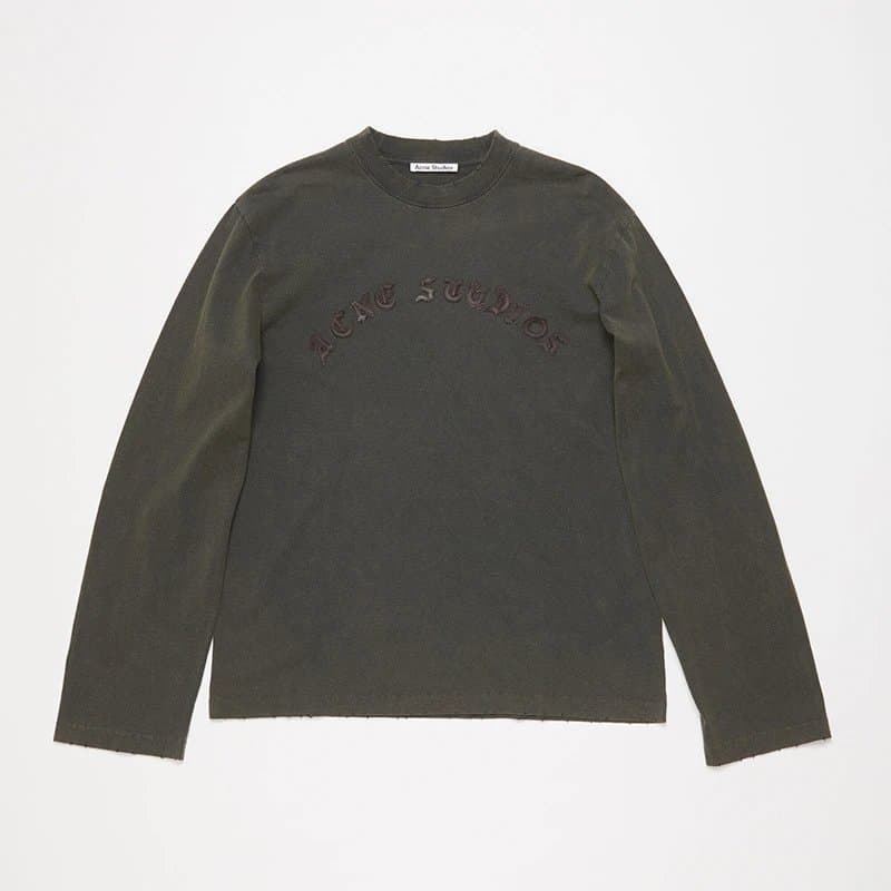 Fear of God Essentials Long Sleeve Tee Washed Grey — 黑褐色(AC903290)