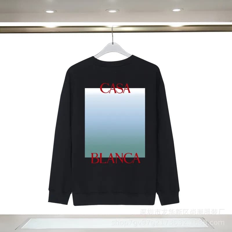 Casablanca Crewneck Sweatshirt Floral Embroidered — CA0015