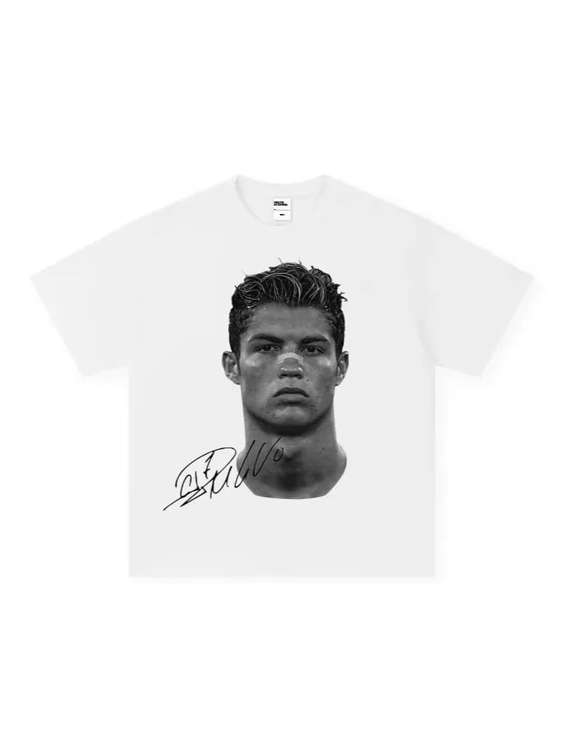 Travis Scott Graphic T-Shirt Cristiano Ronaldo Portrait