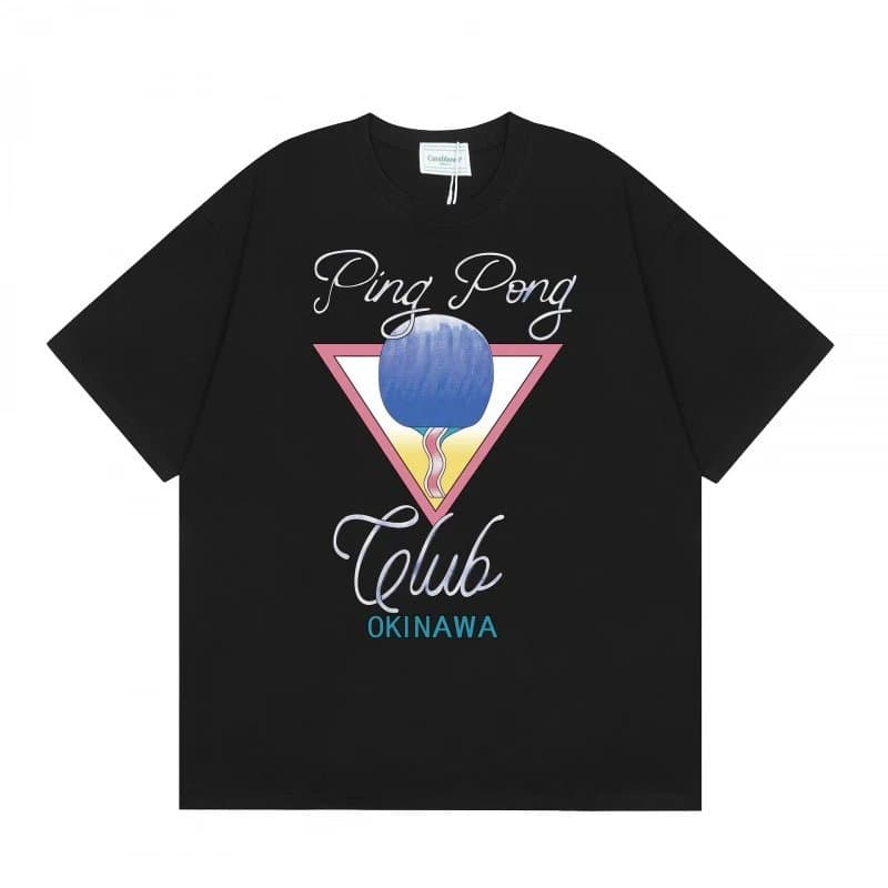 Casablanca Graphic Tee Sunset Arch Print — Y038黑